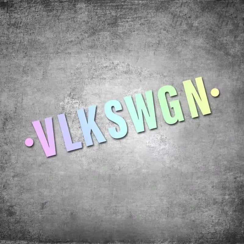 Pegatina “VLKSWGN” – Vinilo Decorativo para Carrocería (Disponible en varios colores y tamaños)