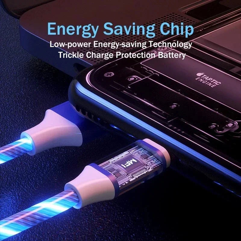 Cable de Carga Rápida con Luz LED