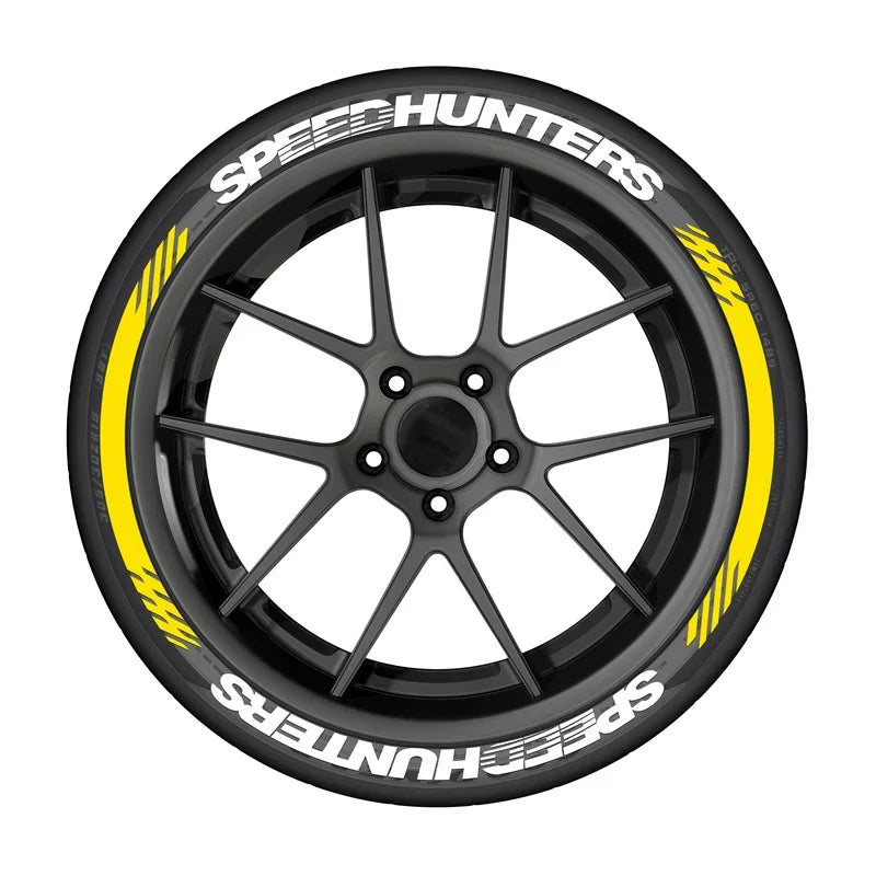 🔥 Set de 2 Pegatinas 3D para Neumáticos – SPEEDHUNTERS