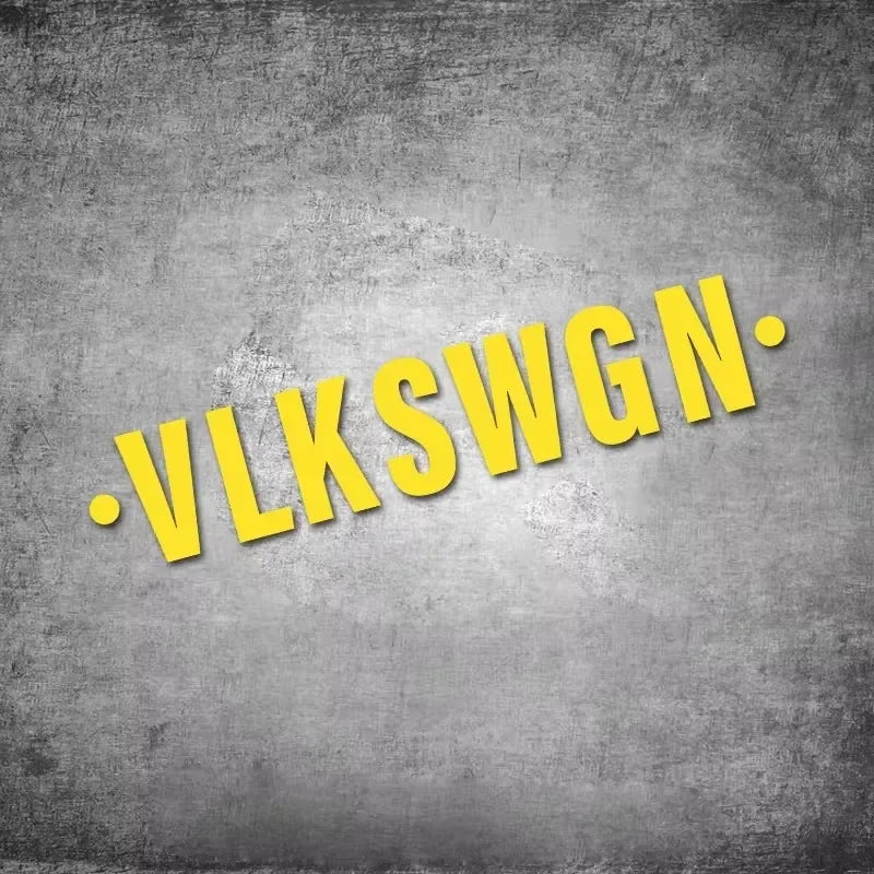 Pegatina “VLKSWGN” – Vinilo Decorativo para Carrocería (Disponible en varios colores y tamaños)