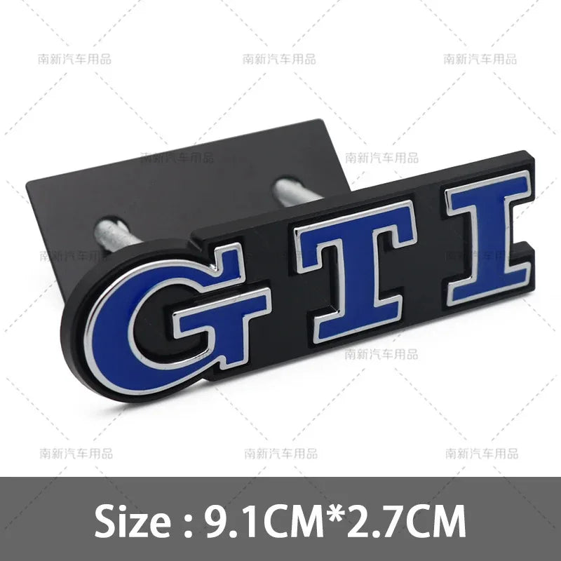Emblema Metálico 3D GTI – Para Parrilla o Maletero | Compatible con VW Golf MK2 a MK8