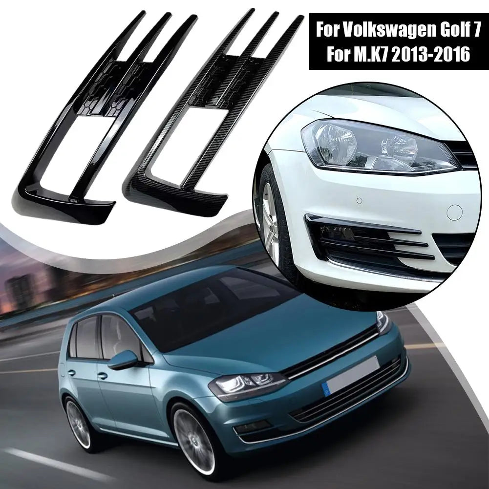 Cuchillas de viento decorativas para faros antiniebla – Compatibles con Volkswagen Golf 7 (2013-2016)