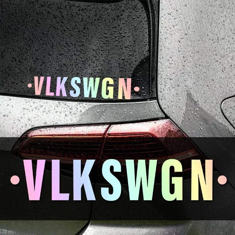 Pegatina “VLKSWGN” – Vinilo Decorativo para Carrocería (Disponible en varios colores y tamaños)