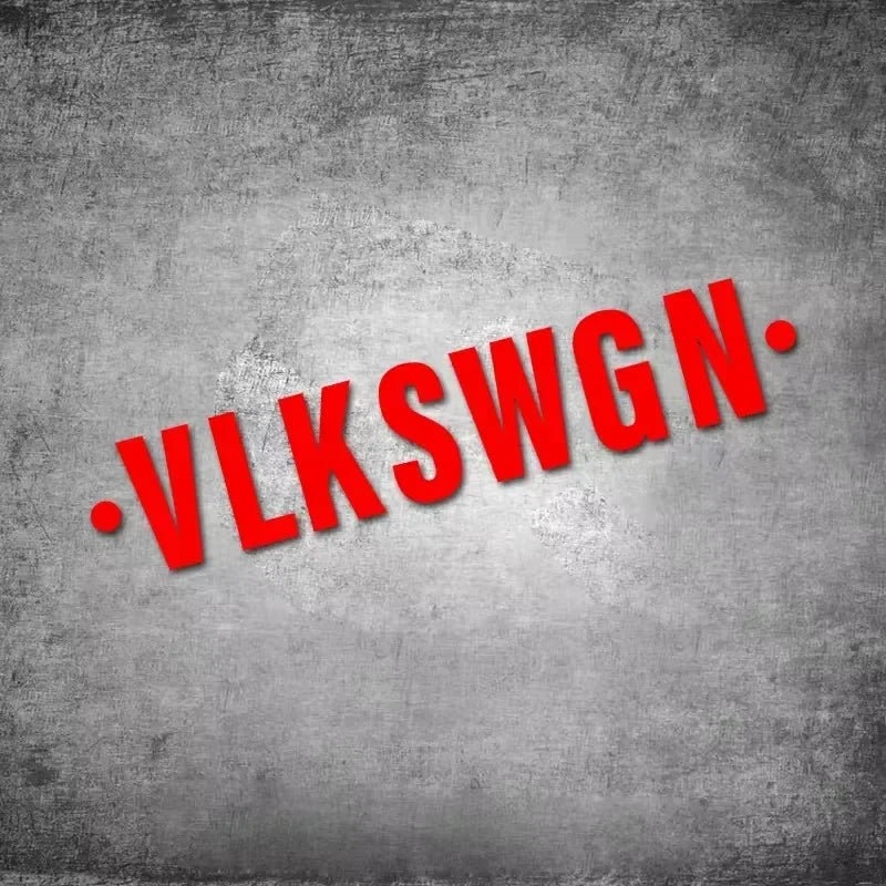 Pegatina “VLKSWGN” – Vinilo Decorativo para Carrocería (Disponible en varios colores y tamaños)