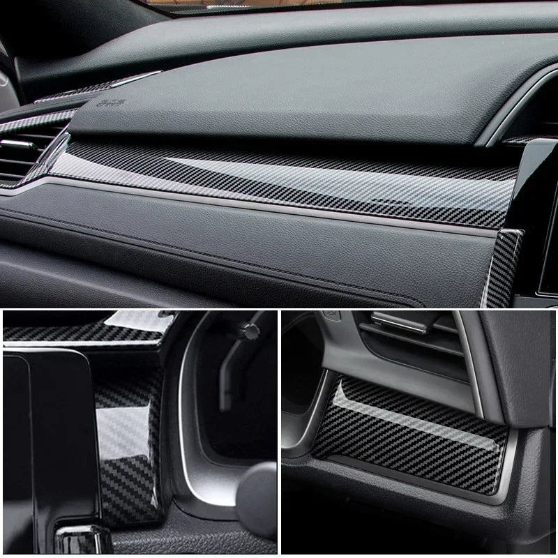 Pegatinas de coche de fibra de carbono 3D