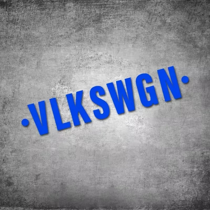 Pegatina “VLKSWGN” – Vinilo Decorativo para Carrocería (Disponible en varios colores y tamaños)