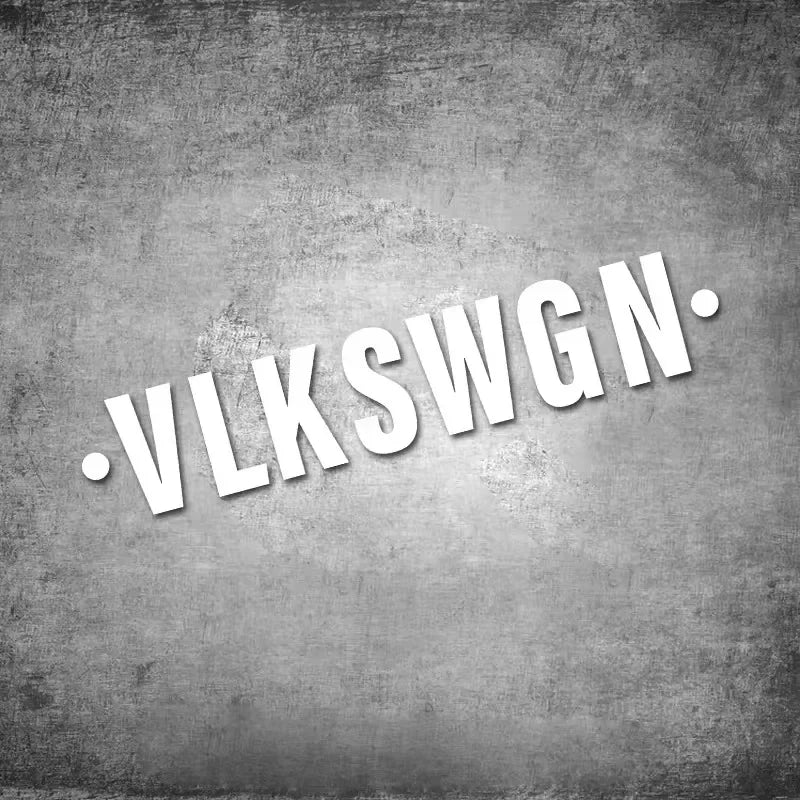 Pegatina “VLKSWGN” – Vinilo Decorativo para Carrocería (Disponible en varios colores y tamaños)