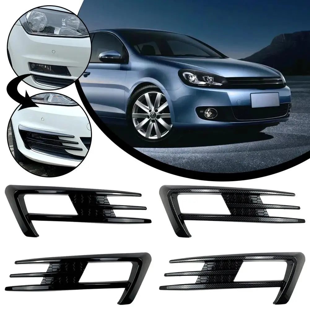 Cuchillas de viento decorativas para faros antiniebla – Compatibles con Volkswagen Golf 7 (2013-2016)