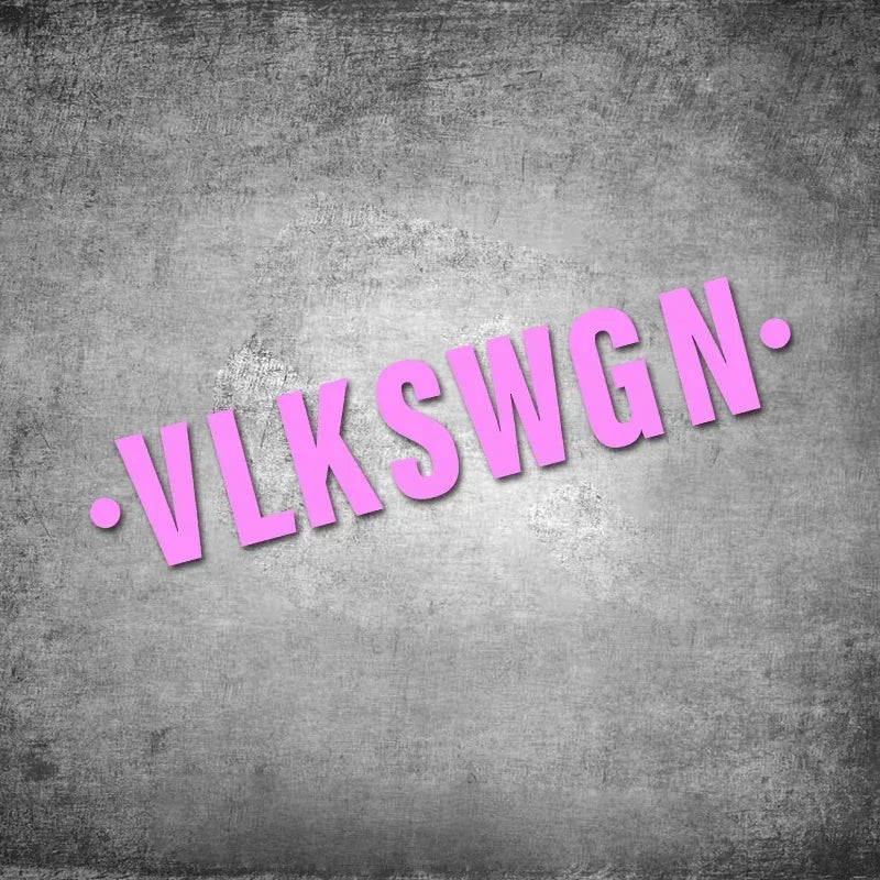 Pegatina “VLKSWGN” – Vinilo Decorativo para Carrocería (Disponible en varios colores y tamaños)