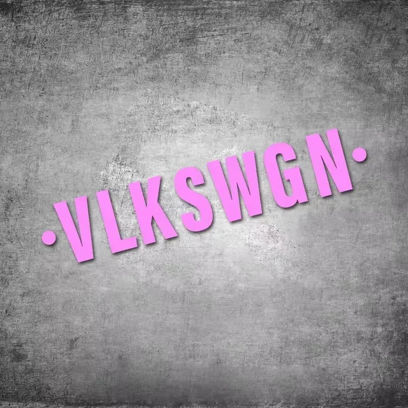 Pegatina “VLKSWGN” – Vinilo Decorativo para Carrocería (Disponible en varios colores y tamaños)