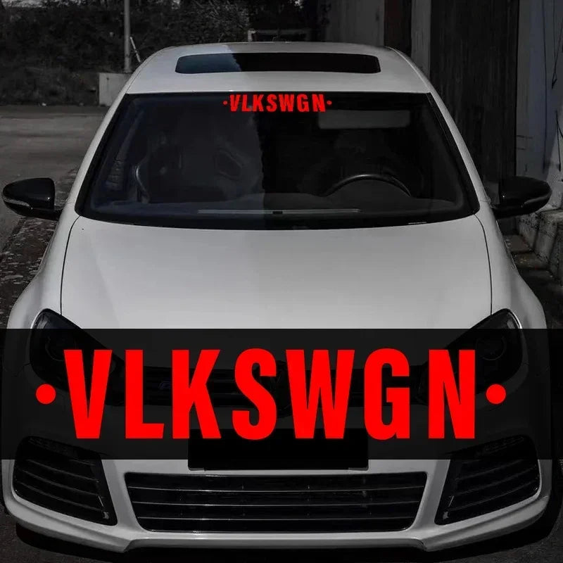 Pegatina “VLKSWGN” – Vinilo Decorativo para Carrocería (Disponible en varios colores y tamaños)