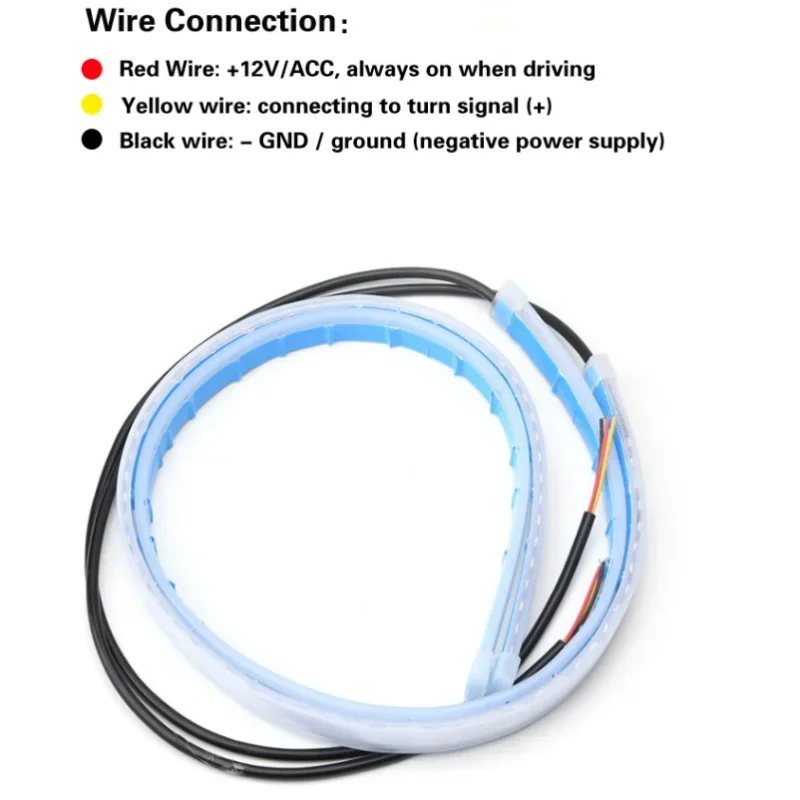 🚗 Tiras LED Flexibles para Faros – 2pcs 30cm | Impermeables y Universales