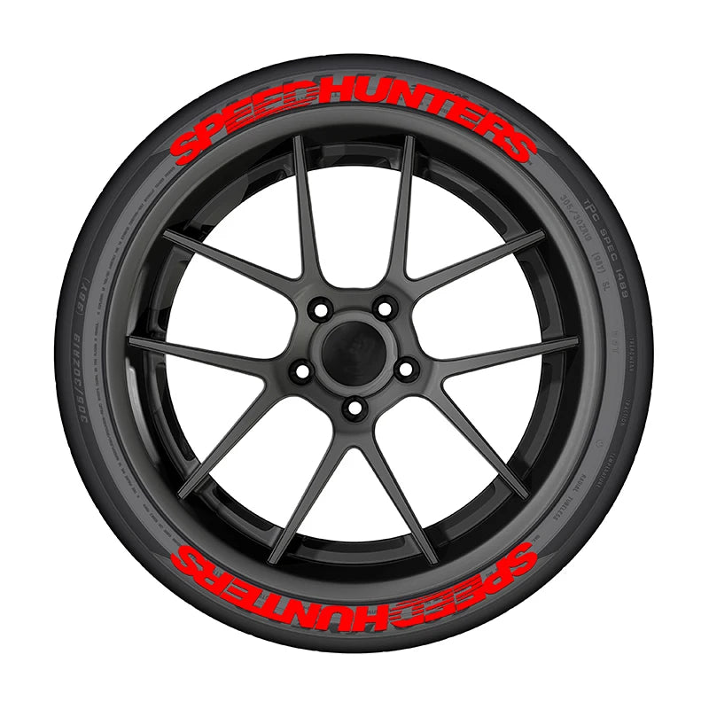 🔥 Set de 2 Pegatinas 3D para Neumáticos – SPEEDHUNTERS