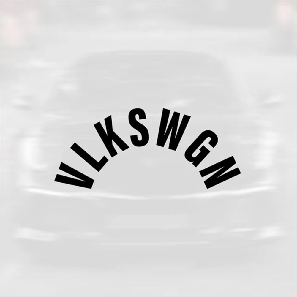 Pegatina Trasera “VLKSWGN” – Vinilo Decorativo para Coche, Moto, Camión o Casco
