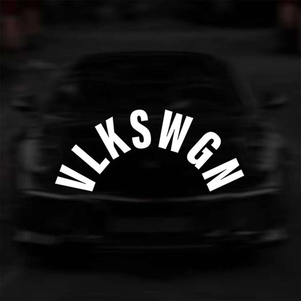 Pegatina Trasera “VLKSWGN” – Vinilo Decorativo para Coche, Moto, Camión o Casco