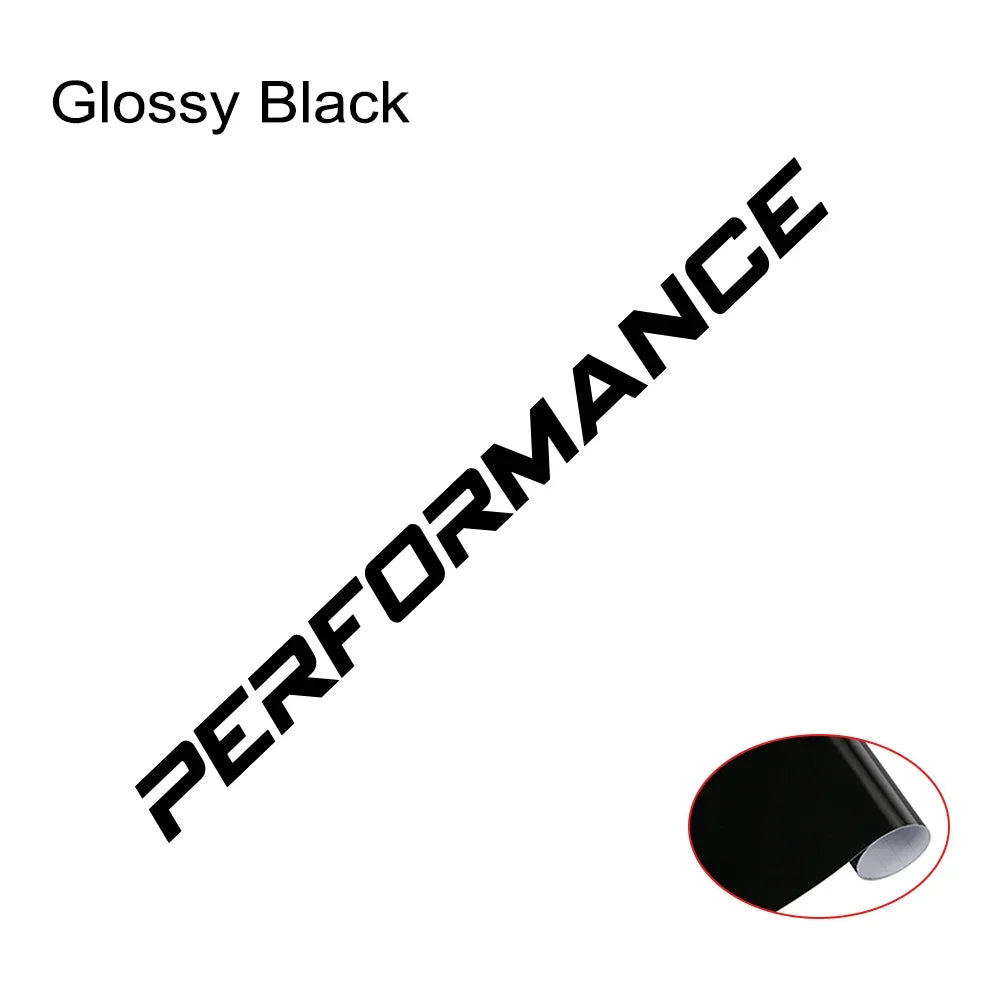 Vinilo Gráfico “Performance” para Parabrisas – Estilo Deportivo y Tuning (9,8 cm x 6,8 cm)