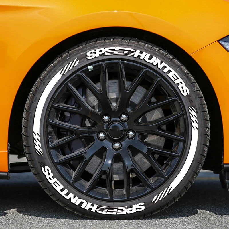 🔥 Set de 2 Pegatinas 3D para Neumáticos – SPEEDHUNTERS