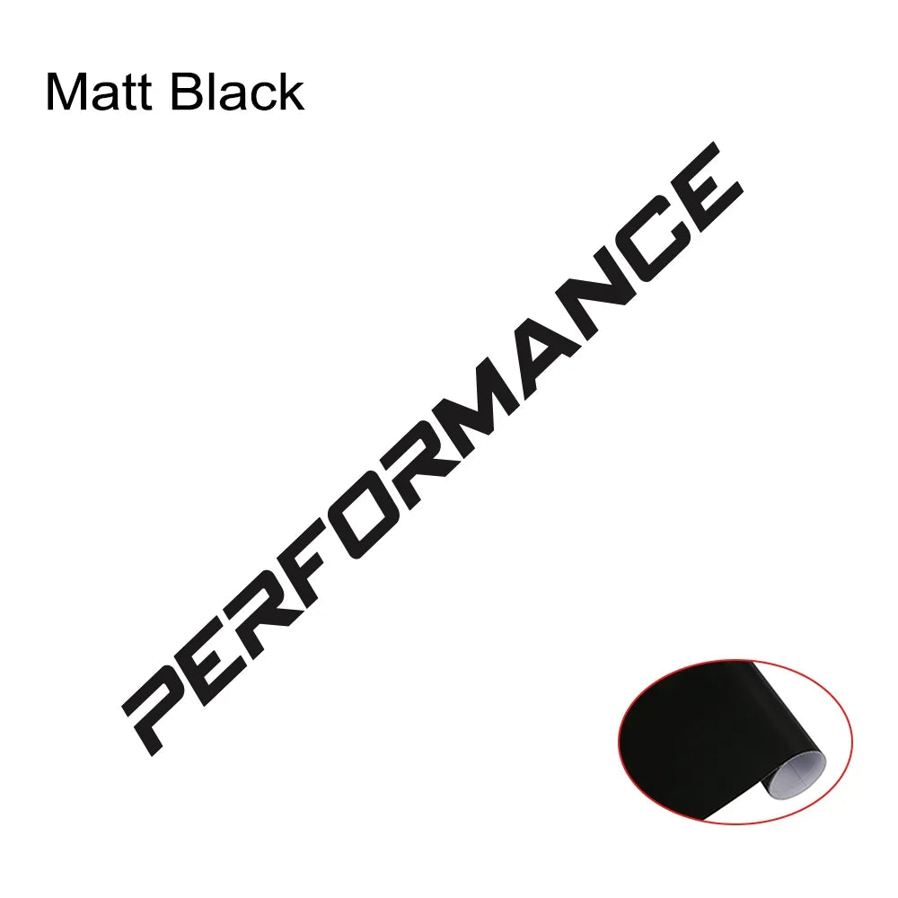 Vinilo Gráfico “Performance” para Parabrisas – Estilo Deportivo y Tuning (9,8 cm x 6,8 cm)