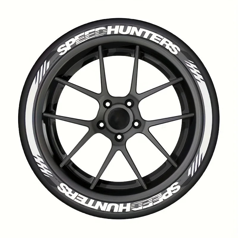 🔥 Set de 2 Pegatinas 3D para Neumáticos – SPEEDHUNTERS
