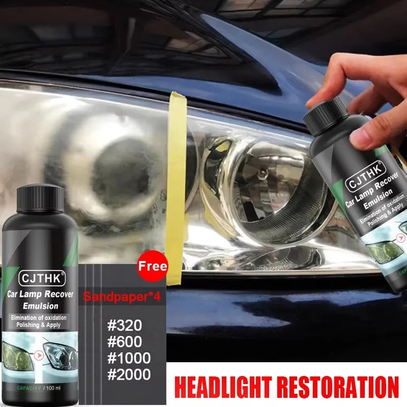 Kit Reparador de Faros para Autos – Elimina Rayones y Amarillamiento