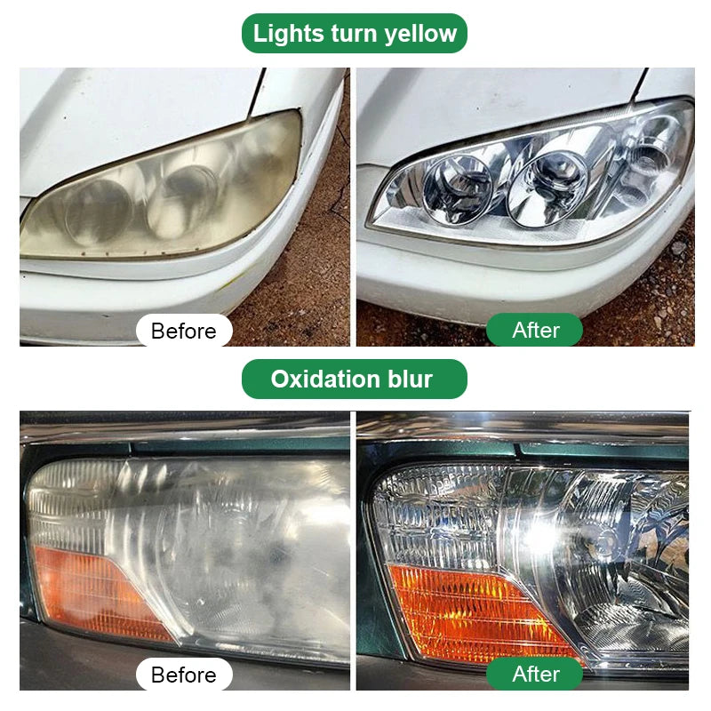 Kit Reparador de Faros para Autos – Elimina Rayones y Amarillamiento