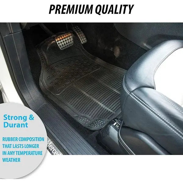 Alfombrillas de Goma para Coche – Universales, Recortables y Resistentes a Todo Clima