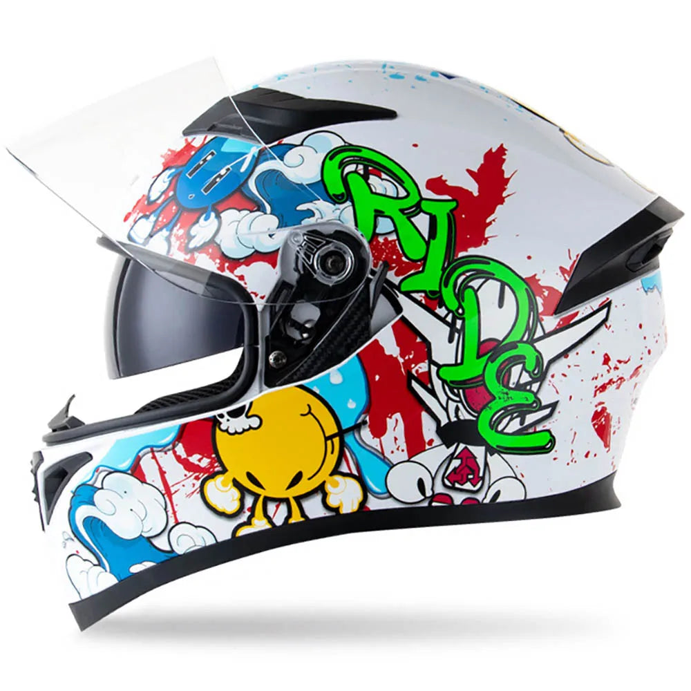 Casco Integral HELMET Seguridad, Estilo y Versatilidad en Cada Ruta