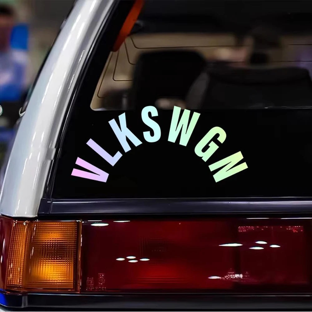 Pegatina Trasera “VLKSWGN” – Vinilo Decorativo para Coche, Moto, Camión o Casco