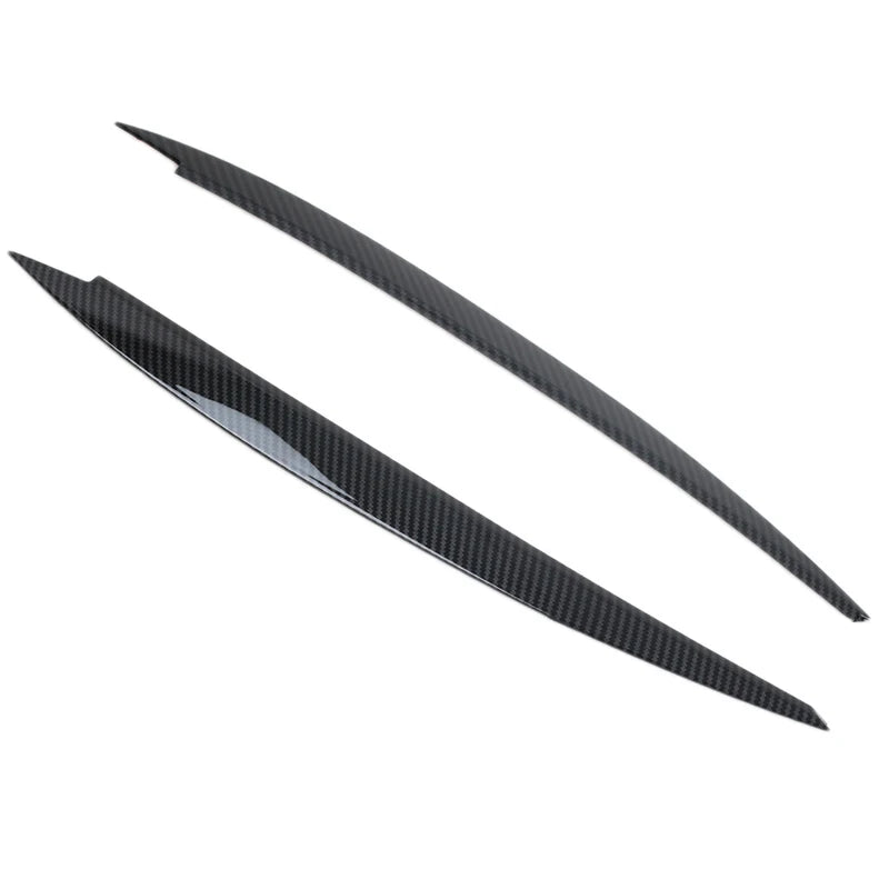 2 piezas de cejas para faros de coche en ABS – Compatible con Volkswagen Golf 7 / MK7 / GTI