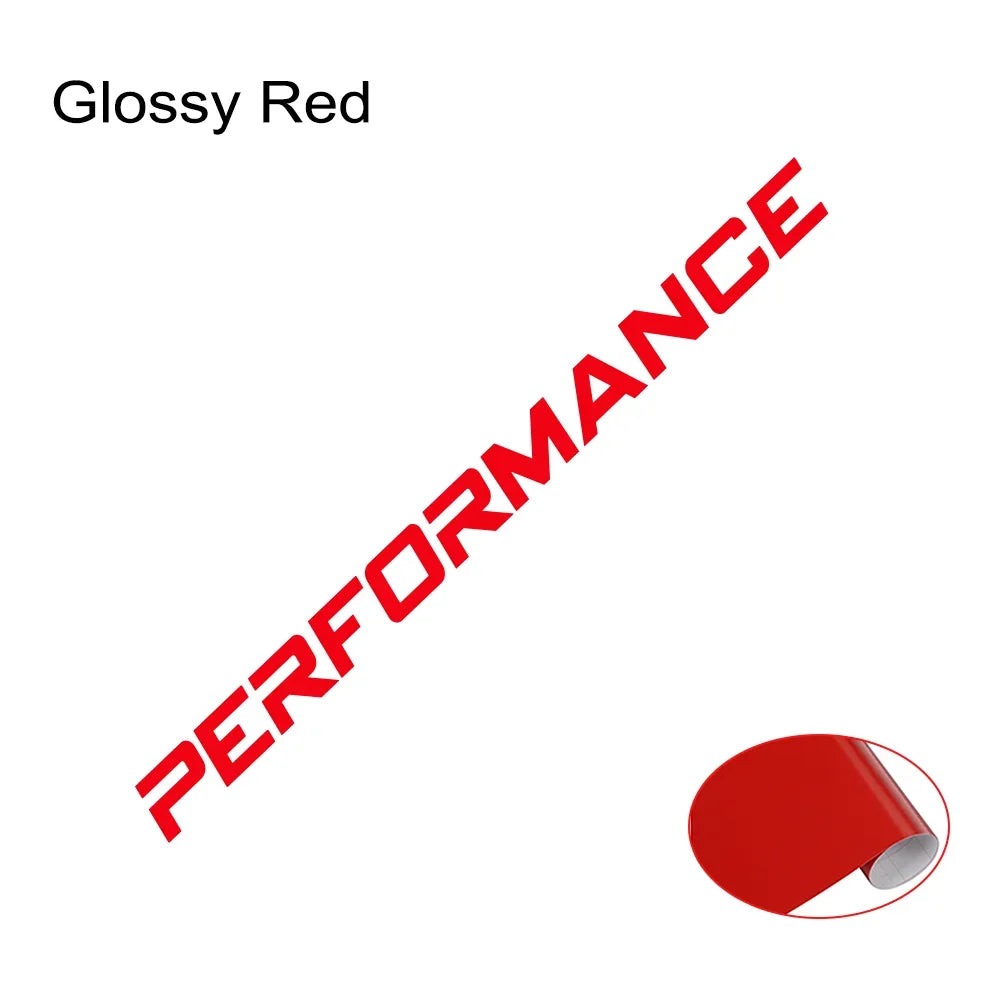 Vinilo Gráfico “Performance” para Parabrisas – Estilo Deportivo y Tuning (9,8 cm x 6,8 cm)