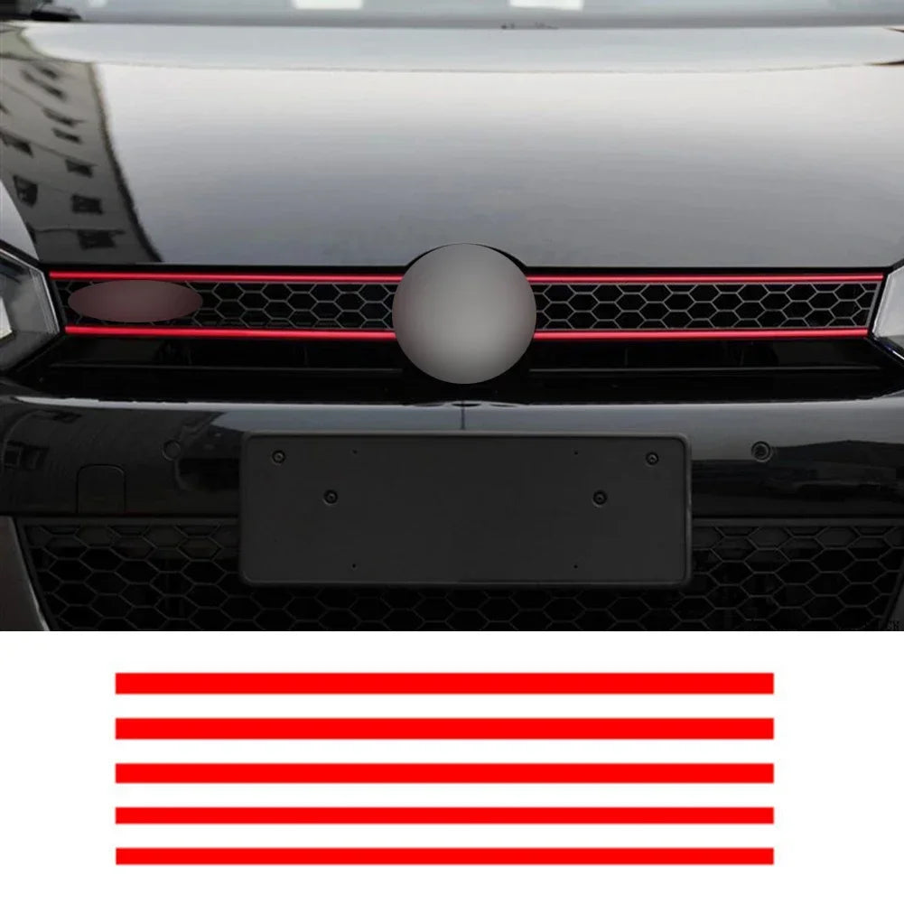 Juego de Tiras Reflectantes para Parrilla y Capó – Compatible con VW Golf 6/7 y Polo
