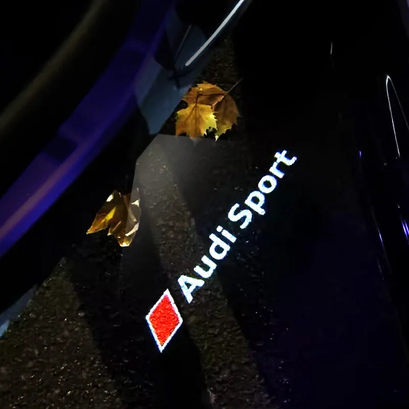 Luces de Bienvenida LED con Proyector de Logo – “Ghost Shadow” para Puertas Audi (2 uds)