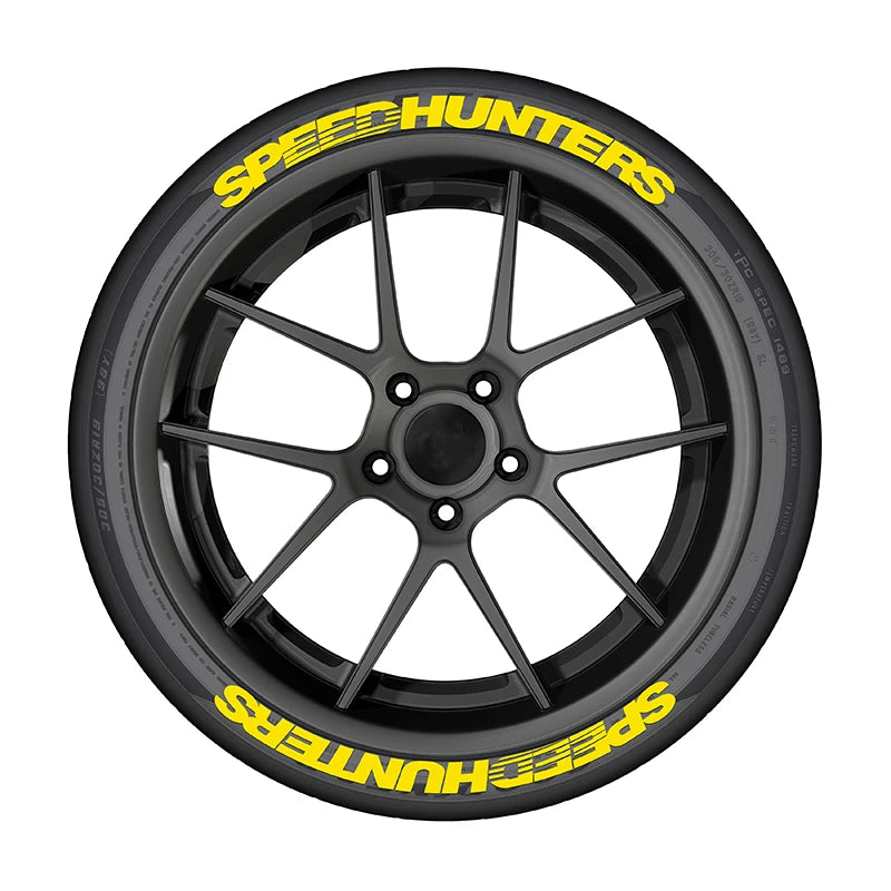 🔥 Set de 2 Pegatinas 3D para Neumáticos – SPEEDHUNTERS