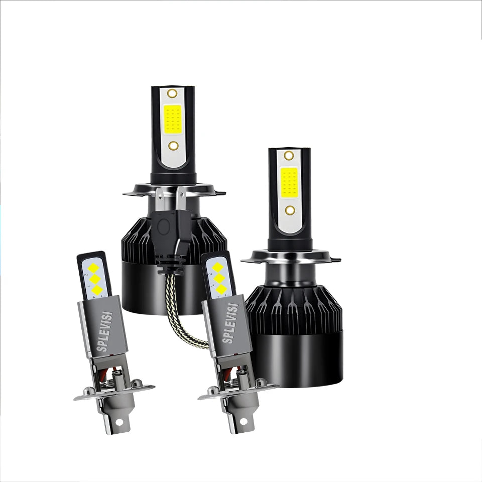 Bombillas LED blancas para faros delanteros compatibles con Ford Fiesta MK7 (2008-2017)