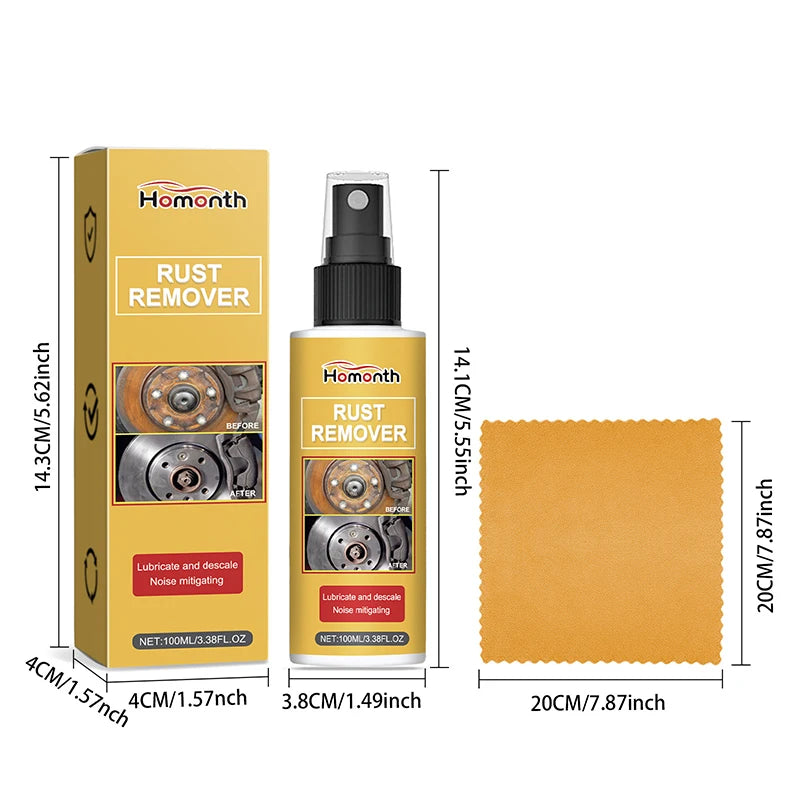 Spray Removedor de Óxido y Protector Anticorrosión para Coche – 100g