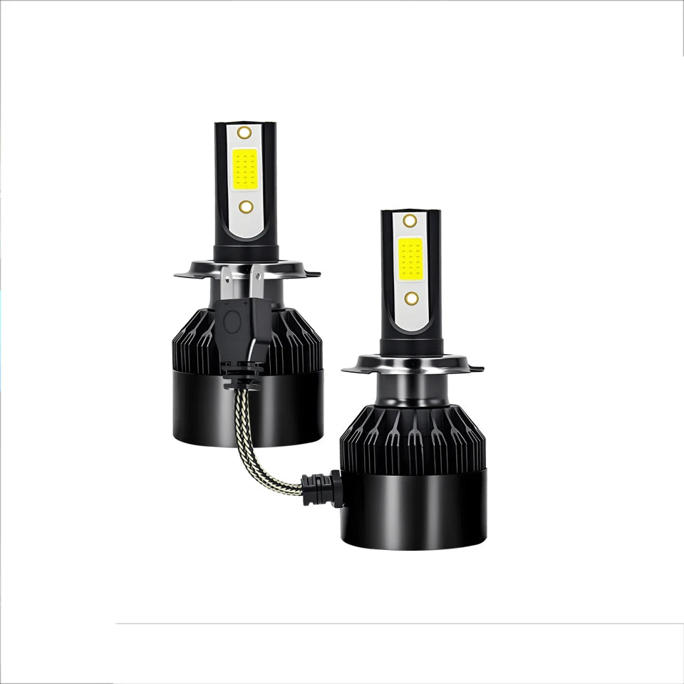 Bombillas LED blancas para faros delanteros compatibles con Ford Fiesta MK7 (2008-2017)
