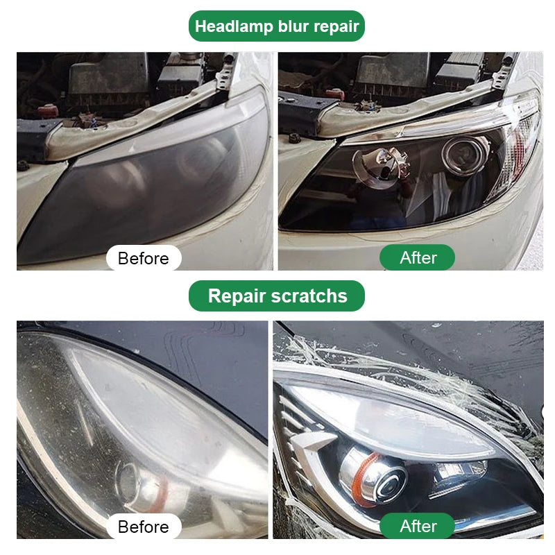 Kit Reparador de Faros para Autos – Elimina Rayones y Amarillamiento