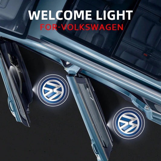 Luz de Bienvenida LED con Logo Proyector – “Ghost Shadow” para Puertas de Coche Volkswagen