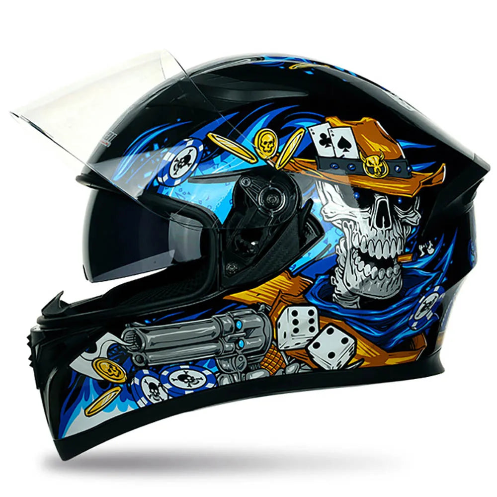 Casco Integral HELMET Seguridad, Estilo y Versatilidad en Cada Ruta