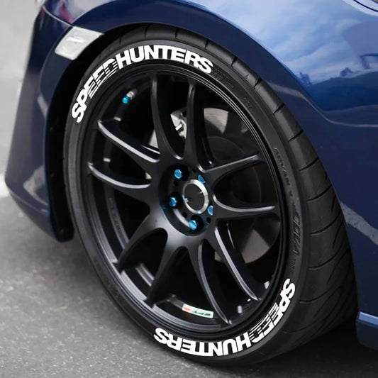 🔥 Set de 2 Pegatinas 3D para Neumáticos – SPEEDHUNTERS