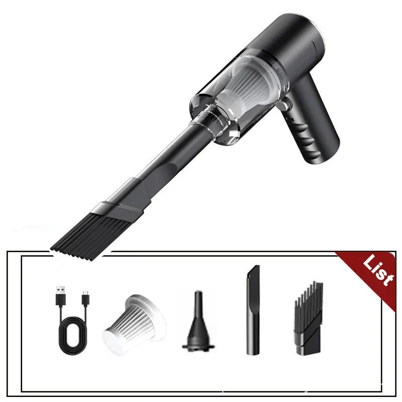 Mini Aspirador 3 en 1 Recargable por USB – Compacto, Potente y Multifuncional