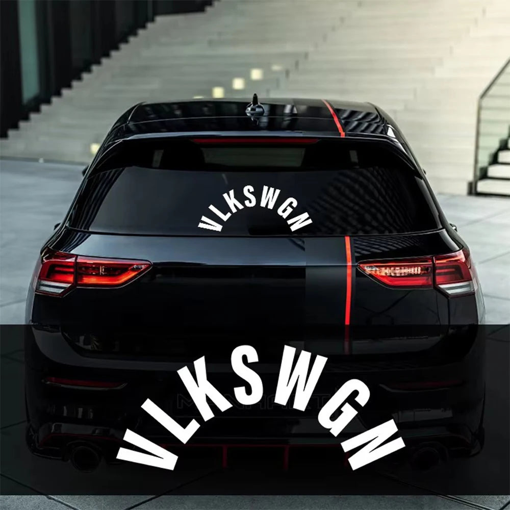 Pegatina Trasera “VLKSWGN” – Vinilo Decorativo para Coche, Moto, Camión o Casco