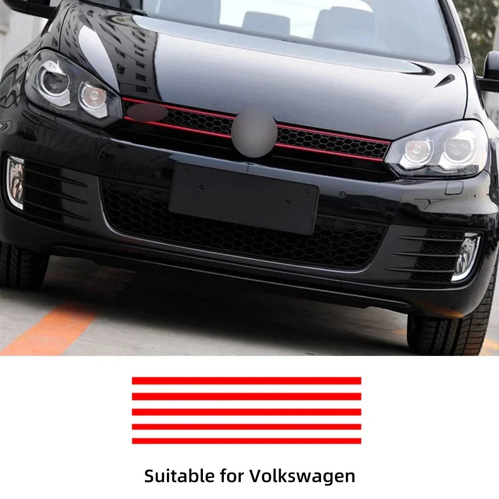 Juego de Tiras Reflectantes para Parrilla y Capó – Compatible con VW Golf 6/7 y Polo