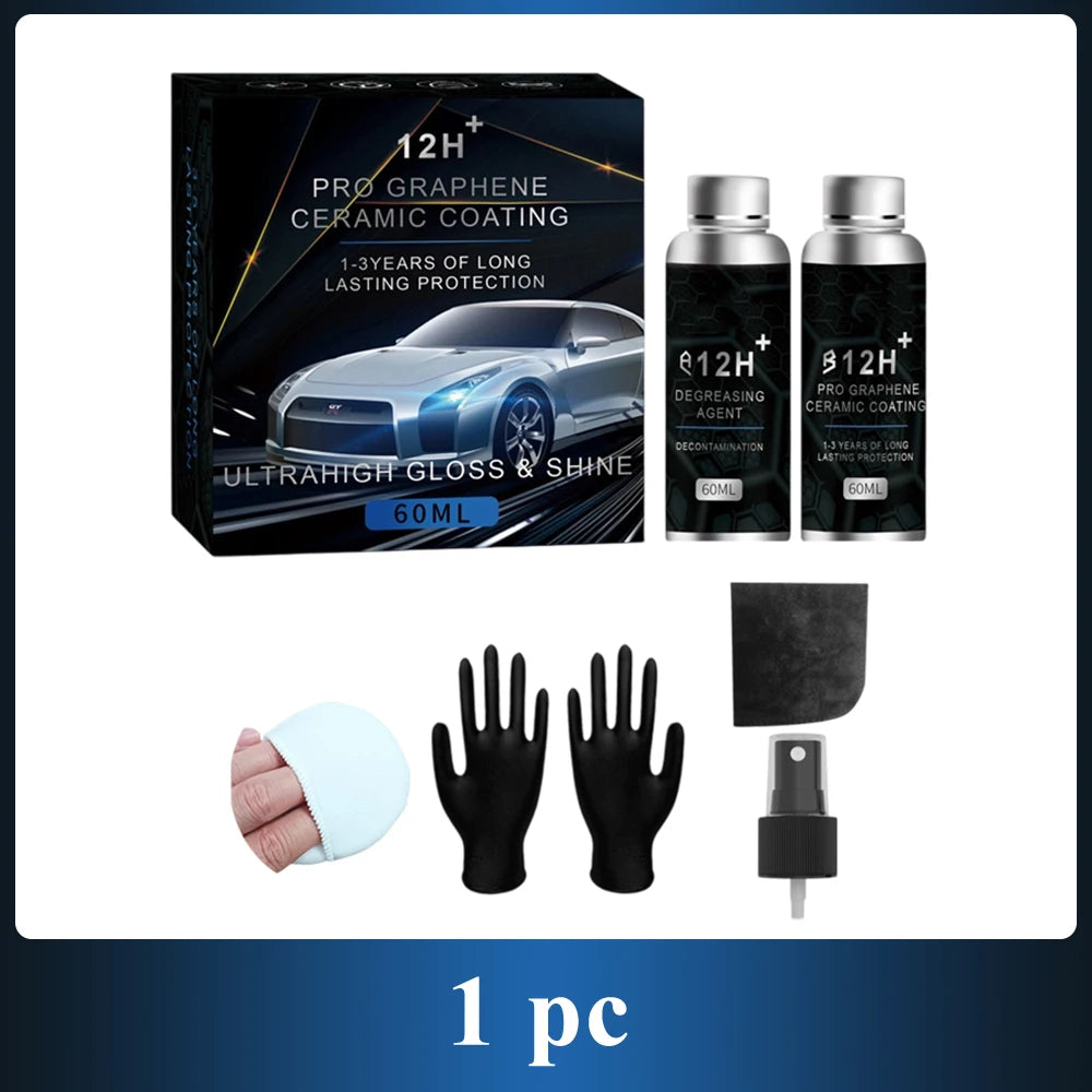 Revestimiento Cerámico con Grafeno – Protección Nano Crystal y Brillo para Carrocería (120 ml)