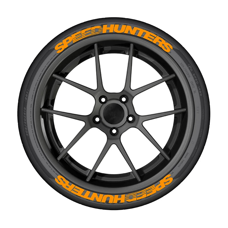 🔥 Set de 2 Pegatinas 3D para Neumáticos – SPEEDHUNTERS
