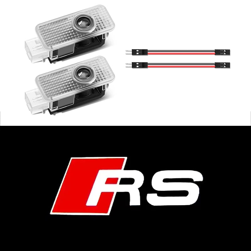 Luces de Bienvenida LED con Proyector de Logo – “Ghost Shadow” para Puertas Audi (2 uds)