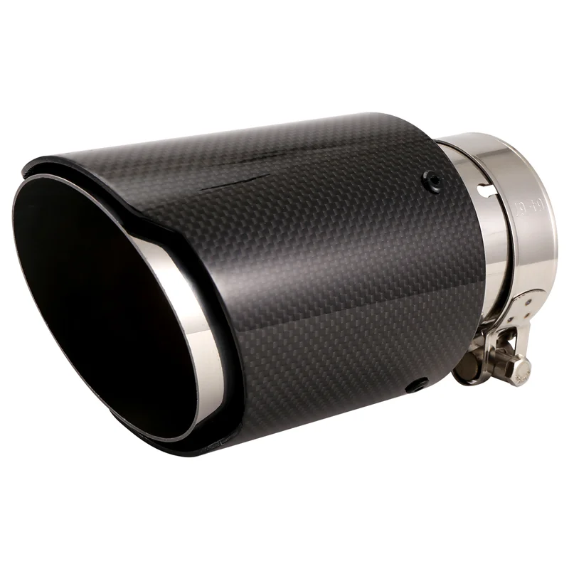 Cola de escape individual (carbono)