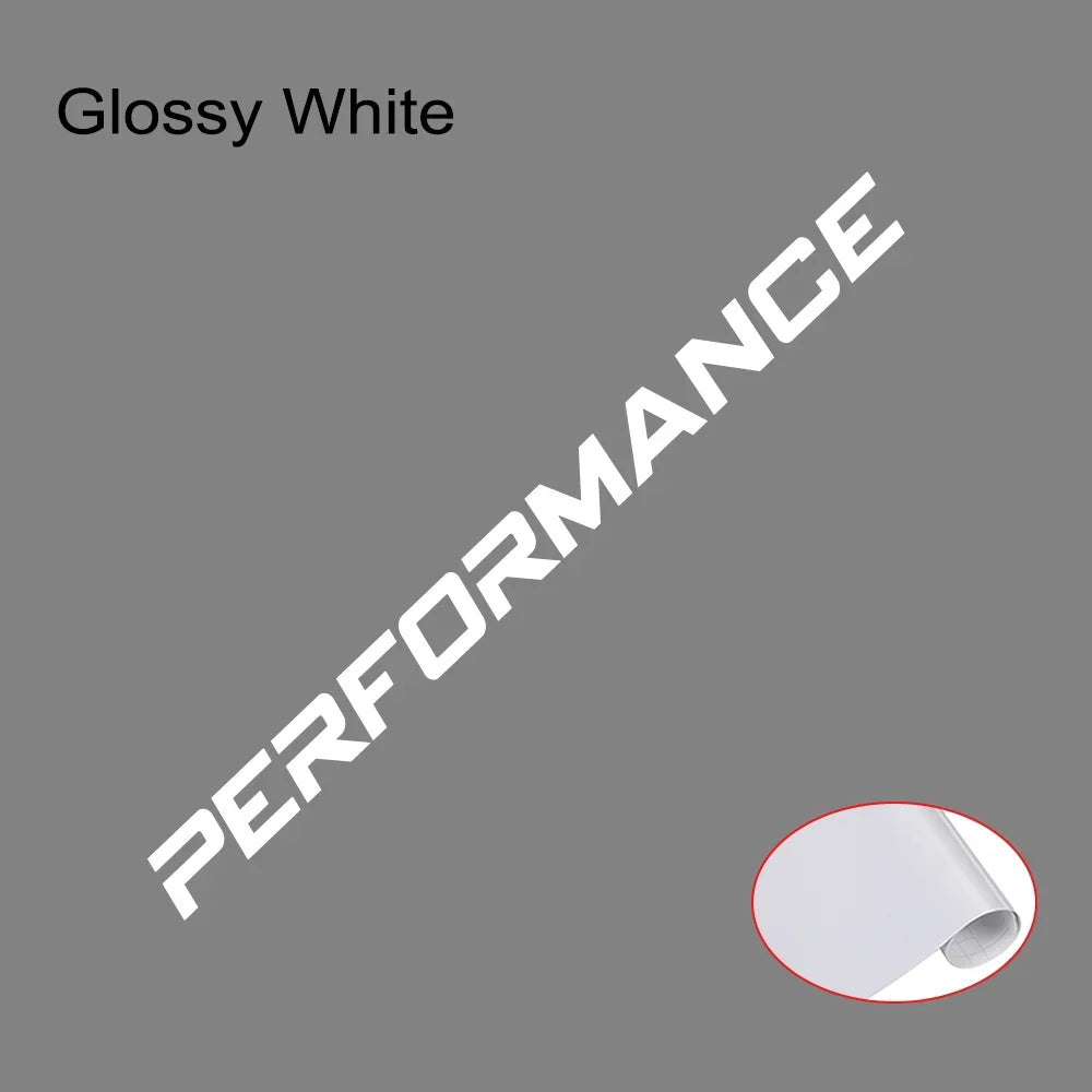 Vinilo Gráfico “Performance” para Parabrisas – Estilo Deportivo y Tuning (9,8 cm x 6,8 cm)